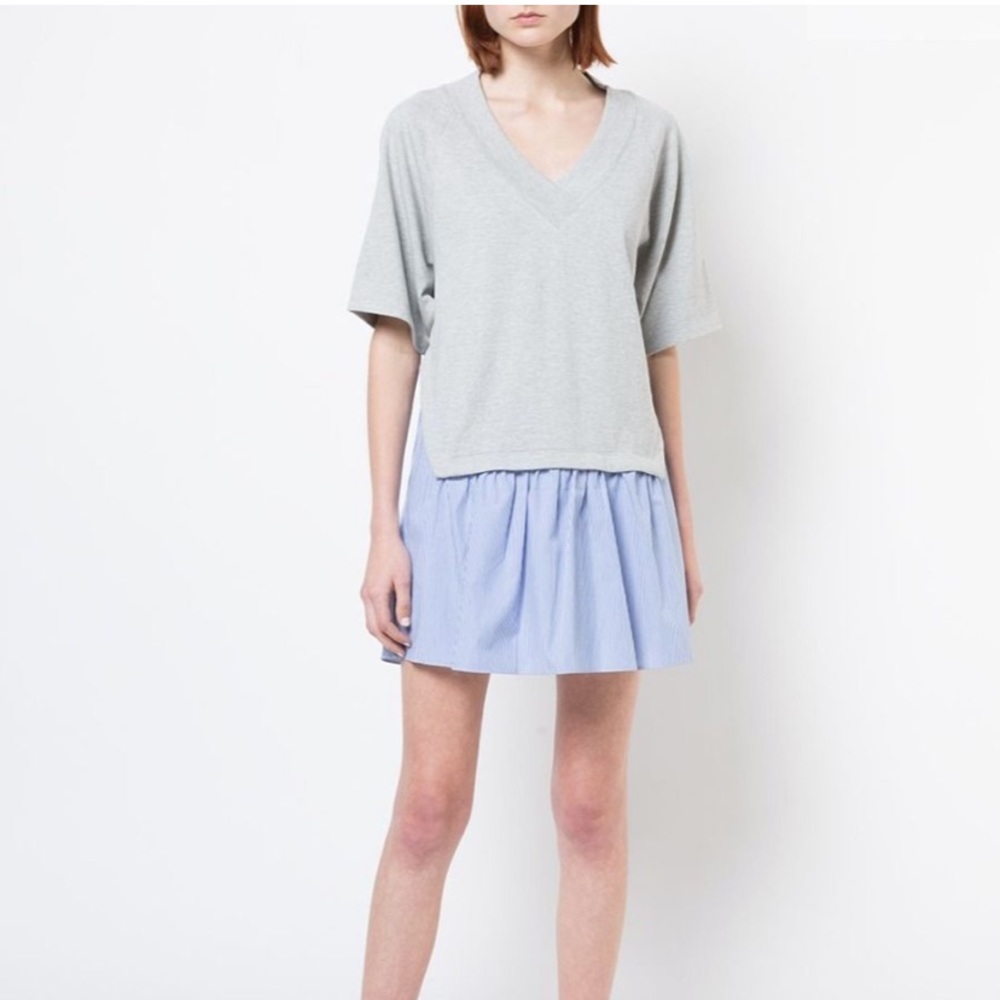 Kinly layered poplin dress